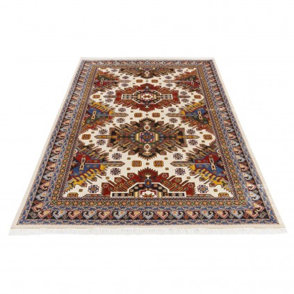 سجادة صناعية بنقشة كامل هندسي، حرير بامبو، على الطراز الفارسي، رقم 800246