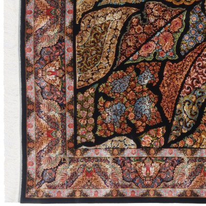 Machine-made Rug, Modern All-over, Acrylic + Bamboo Silk, Persian Style, Ref 200248