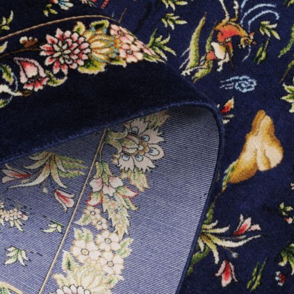 Machine-made Rug, Hunting Scene All-over, Bamboo Silk, Persian Style, Ref 800251