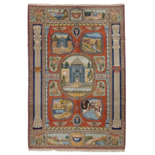 Old Handwoven Carpet