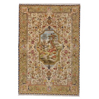 Old Handwoven Carpet