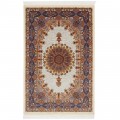 Machine-made Rug, Floral Medallion, Bamboo Silk, Persian Style, Ref 800272