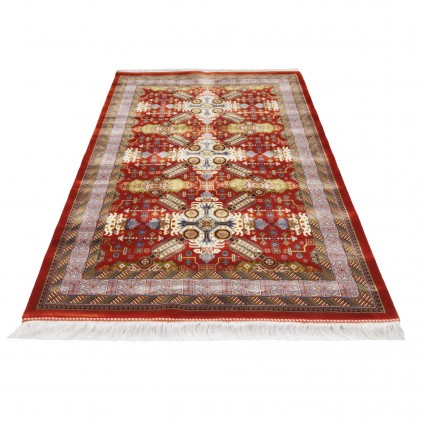Machine-made Rug, Geometric All-over, Bamboo Silk, Persian Style, Ref 800273