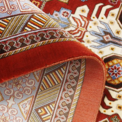 Machine-made Rug, Geometric All-over, Bamboo Silk, Persian Style, Ref 800273