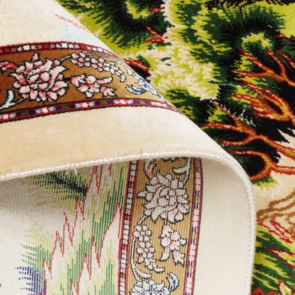 Machine-made Rug, Landscape All-over, Bamboo Silk, Persian Style, Ref 800279