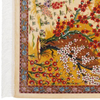 Machine-made Rug, Landscape All-over, Bamboo Silk, Persian Style, Ref 800280