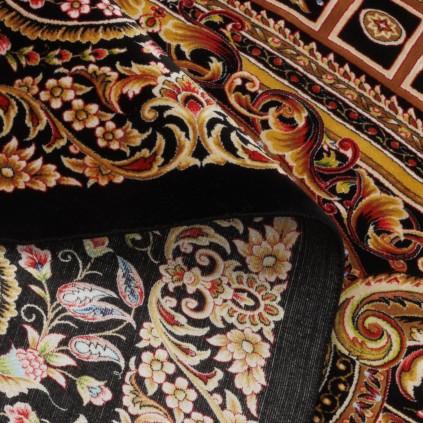 سجادة صناعية بنقشة كامل عصري، حرير بامبو، على الطراز الفارسي، رقم 800291