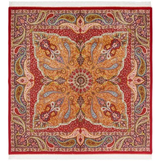 Machine-made Rug, Neoclassic All-over, Bamboo Silk, Persian Style, Ref 800294