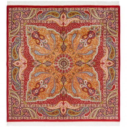 Machine-made Rug, Neoclassic All-over, Bamboo Silk, Persian Style, Ref 800294