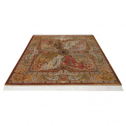 Machine-made Rug, Neoclassic All-over, Bamboo Silk, Persian Style, Ref 800294