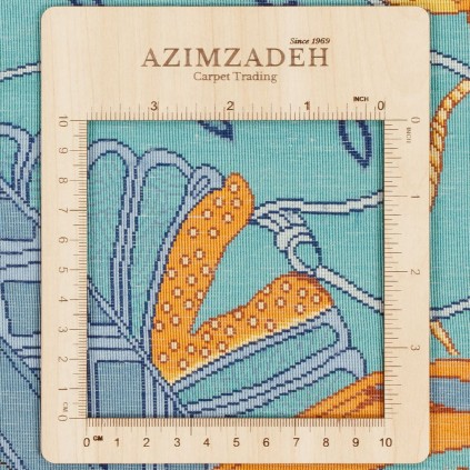 Handwoven Carpet, Hermes Layout, All Silk, Qom, 190 × 210 cm Ref 10300546