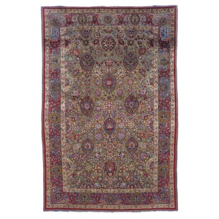 Rare Antique Handwoven Carpet