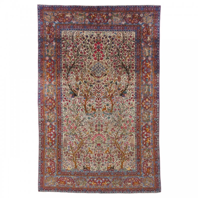 Rare Antique Handwoven Carpet