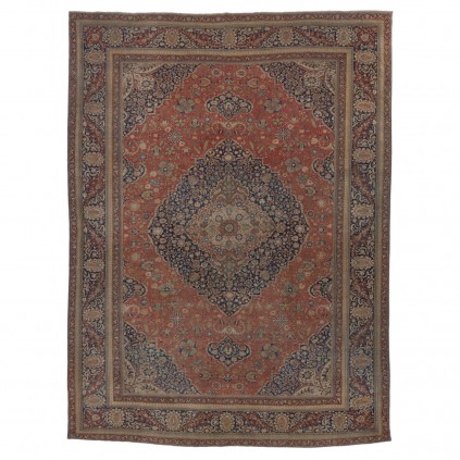 Rare Antique Handwoven Carpet