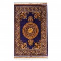 Handwoven Carpet, Corner Medallion Layout, All Silk, Qom, 132 × 218 cm Ref 10200418