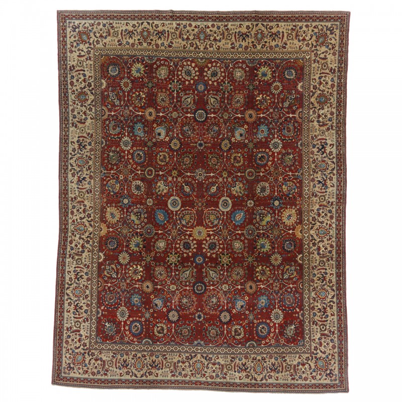 Antique Handwoven Carpet
