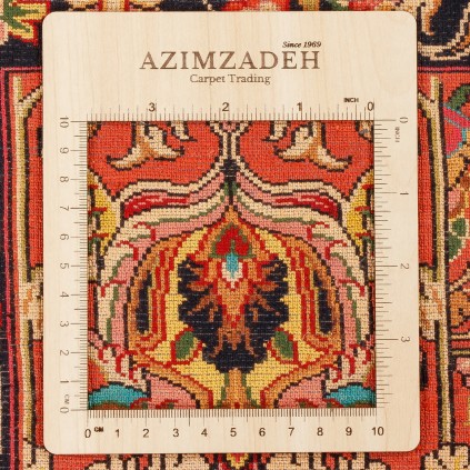 فرش دستباف طرح درختی تمام ابریشم سرخس 134 × 200 کد 10200439