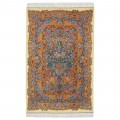 Handwoven Carpet, All-over Layout, All Silk, Qom, 140 × 215 cm Ref 10300460