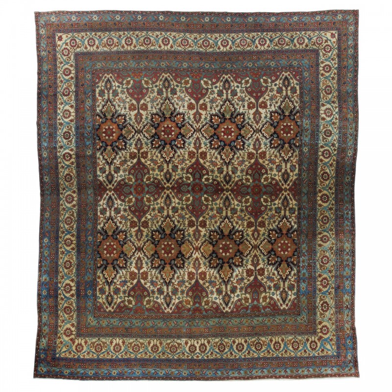 Rare Antique Handwoven Carpet