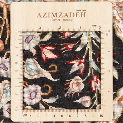 فرش دستباف طرح درختی تمام ابریشم قم 126 × 192 کد 10200477