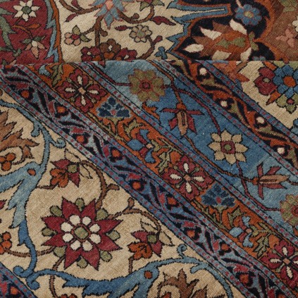 Rare Antique Handwoven Carpet