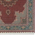 Handwoven Carpet, Corner Medallion Layout, Wool and Silk on Silk Warp, Tabriz, 153 × 200 cm Ref 10300501