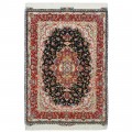 Handwoven Carpet, Corner Medallion Layout, Wool and Silk on Silk Warp, Tabriz, 146 × 205 cm Ref 10300502