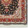 Handwoven Carpet, Corner Medallion Layout, Wool and Silk on Silk Warp, Tabriz, 146 × 205 cm Ref 10300503