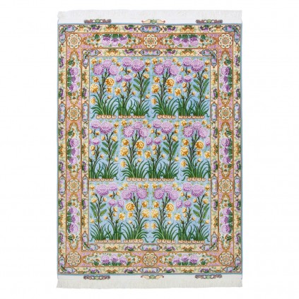 Handwoven Carpet, All-over Layout, Wool and Silk on Silk Warp, Tabriz, 150 × 202 cm Ref 10300504