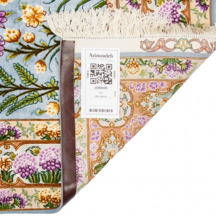 Handwoven Carpet, All-over Layout, Wool and Silk on Silk Warp, Tabriz, 150 × 202 cm Ref 10300505