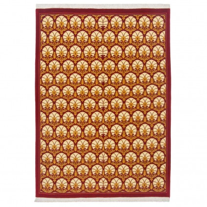 Handwoven Carpet, All-over Layout, Wool on Silk Warp, Tabriz, 146 × 203 cm Ref 10200508