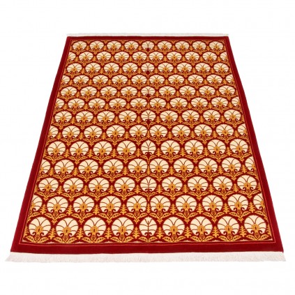 Handwoven Carpet, All-over Layout, Wool on Silk Warp, Tabriz, 146 × 203 cm Ref 10200508