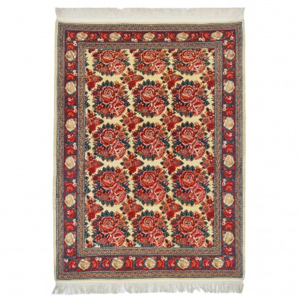 Handwoven Carpet, All-over Layout, Wool on Silk Warp, Sanandaj, 163 × 220 cm Ref 10300509