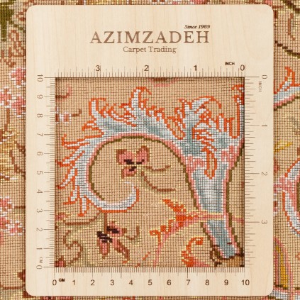 Handwoven Carpet, Corner Medallion Layout, Wool and Silk on Silk Warp, Tabriz, 150 × 206 cm Ref 10300515