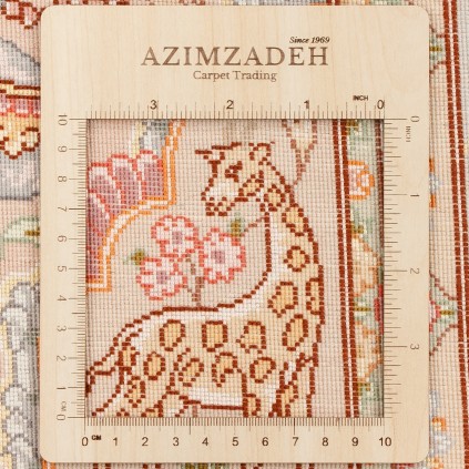 Handwoven Carpet, Corner Medallion Layout, Wool and Silk on Silk Warp, Tabriz, 152 × 212 cm Ref 10300516