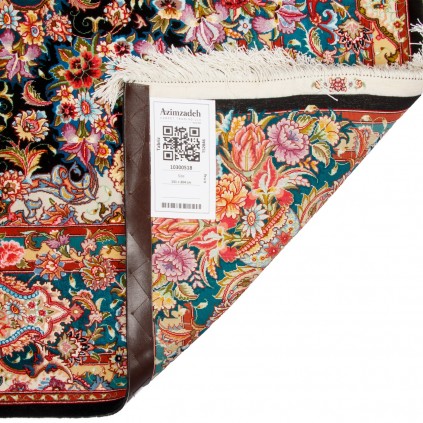 Handwoven Carpet, Corner Medallion Layout, Wool and Silk on Silk Warp, Tabriz, 151 × 204 cm Ref 10300518