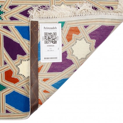 Handwoven Carpet, All-over Layout, Wool and Silk on Silk Warp, Tabriz, 152 × 203 cm Ref 10300520