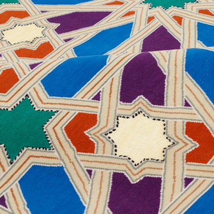 Handwoven Carpet, All-over Layout, Wool and Silk on Silk Warp, Tabriz, 152 × 203 cm Ref 10300520