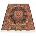 Handwoven Carpet, Corner Medallion Layout, Wool and Silk on Silk Warp, Tabriz, 154 × 200 cm Ref 10300523