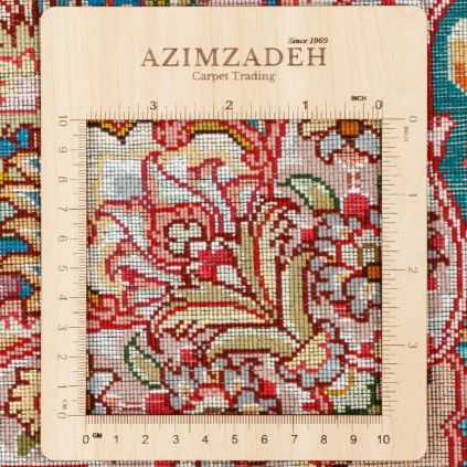 Handwoven Carpet, Corner Medallion Layout, Wool and Silk on Silk Warp, Tabriz, 154 × 200 cm Ref 10300523