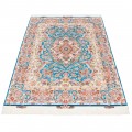 Handwoven Carpet, Corner Medallion Layout, Wool and Silk on Silk Warp, Tabriz, 150 × 202 cm Ref 10300525