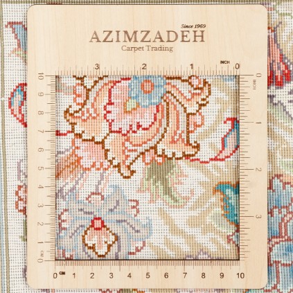 Handwoven Carpet, Corner Medallion Layout, Wool and Silk on Silk Warp, Tabriz, 150 × 202 cm Ref 10300525