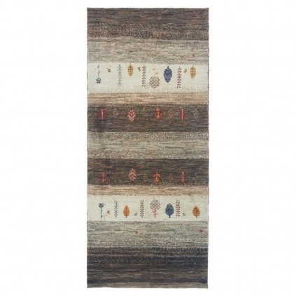 Handwoven Gabbeh, Framed Layout, All Wool, Qashqai, 82 × 191 cm Ref 50100531