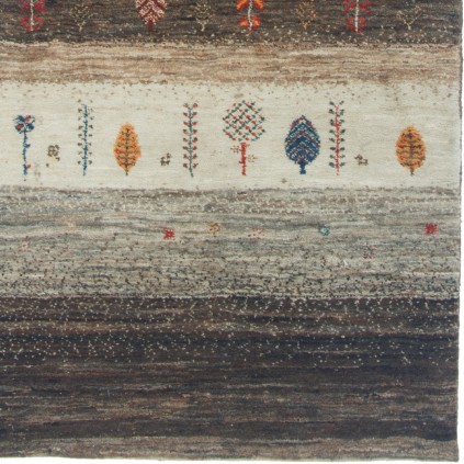 Handwoven Gabbeh, Framed Layout, All Wool, Qashqai, 82 × 191 cm Ref 50100531