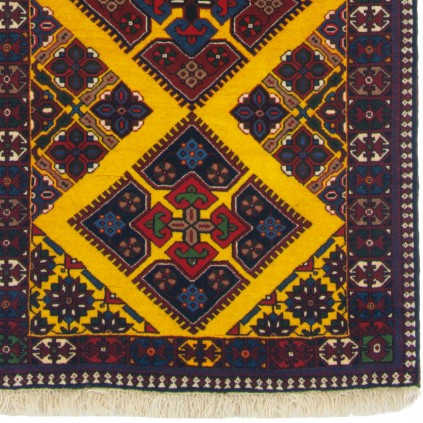 Handwoven Carpet, Multi-Medallion Layout, All Wool, Bakhtiari, 80 × 210 cm Ref 10100532