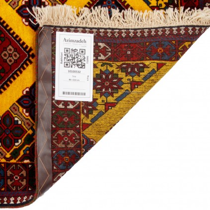 Handwoven Carpet, Multi-Medallion Layout, All Wool, Bakhtiari, 80 × 210 cm Ref 10100532