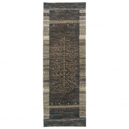 Handwoven Gabbeh, Tree of Life Layout, All Wool, Qashqai, 86 × 253 cm Ref 50200537
