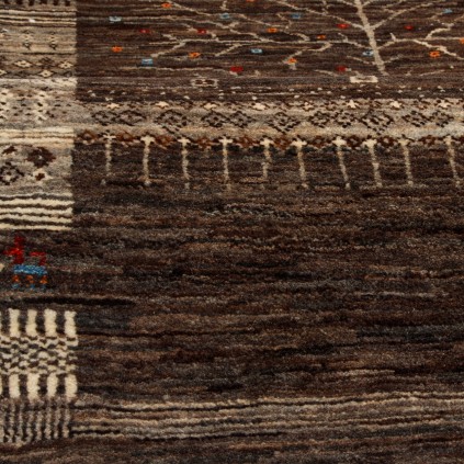 Handwoven Gabbeh, Tree of Life Layout, All Wool, Qashqai, 86 × 253 cm Ref 50200537