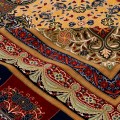 Handwoven Carpet, Corner Medallion Layout, All Silk, Qom, 205 × 208 cm Ref 10400550