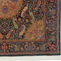 Handwoven Carpet, Corner Medallion Layout, All Silk, Qom, 196 × 198 cm Ref 10300552